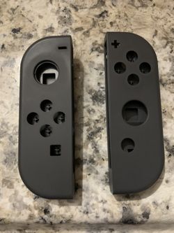 Black original Nintendo switch joy con shell replacement