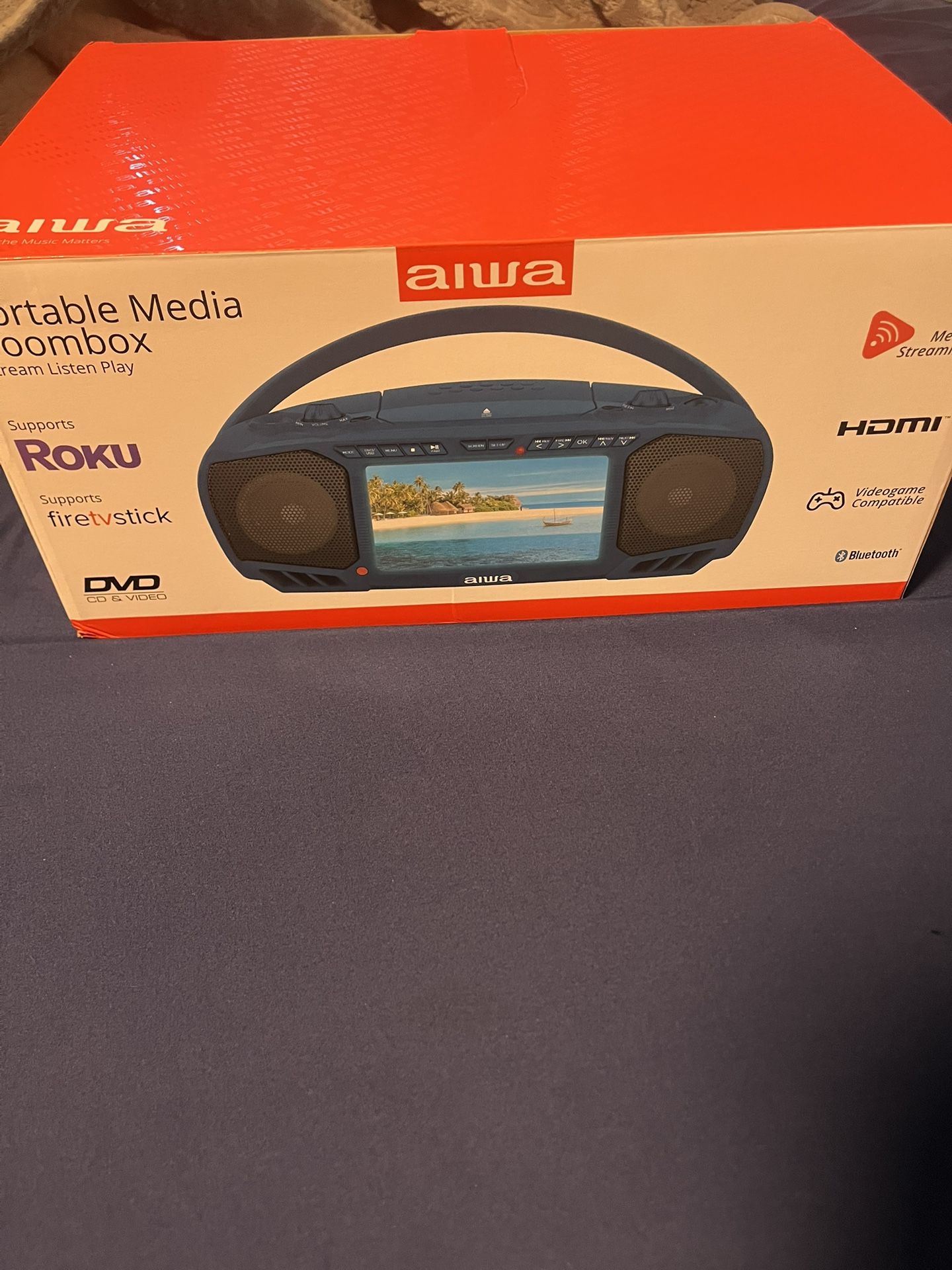 New Aiwa Portable Boombox