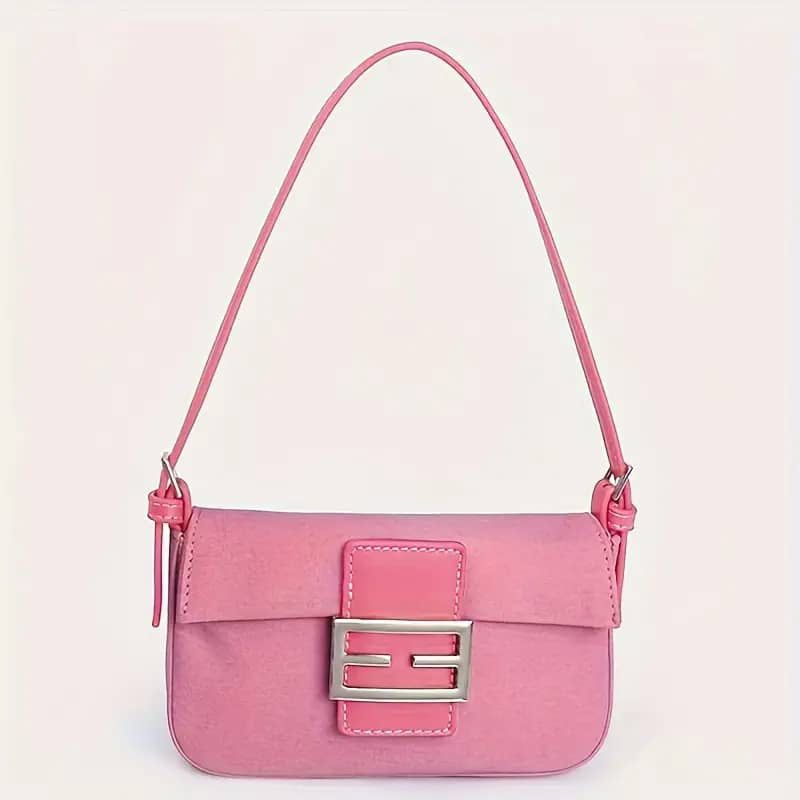 Retro Pink Mini Shoulder Bag