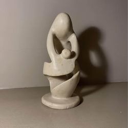 Handcrafted Stone sculpture- Mother And Baby
