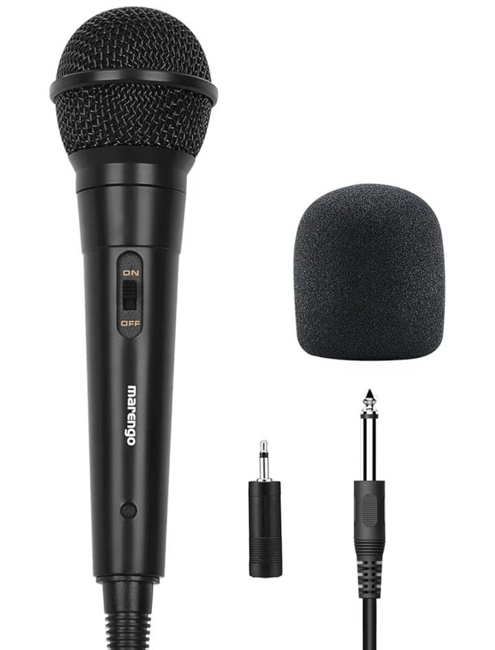 Marengo Handheld Wired Microphone W/13ft Cable