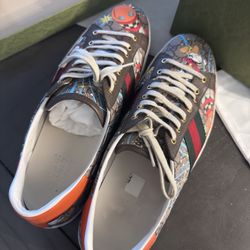 Gucci Ace GG Supreme Disney Sneakers – Size 15 (Rare Size) 🔥