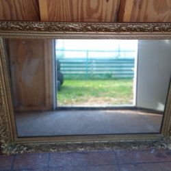 Antique Gilded Mirror