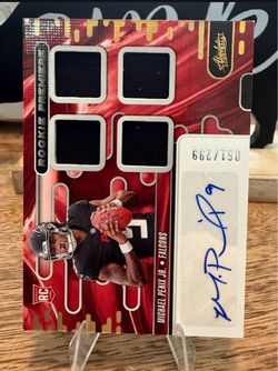 Michael Penix Jr. Absolute Rookie Premiere Auto Relic /299