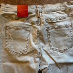 JENNIFER LOPEZ Flawless Sculpt Skinny Crop High Rise Jeans Size 16