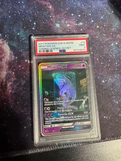 PSA 9 mewtwo GX