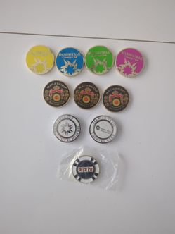 Golf club markers. Spanish trail set of 10