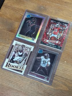 Football Rookie Card Lot of 4