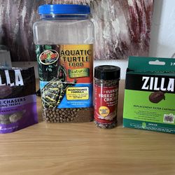 Free Turtle Food And Filters