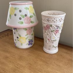 Candle holder and vase, decor