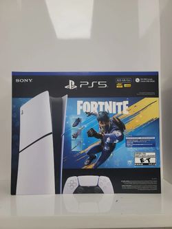Sony - PlayStation 5 Slim Console Digital Edition 825GB - Fortnite Flowering Chaos Bundle (Brand New) - 5 dollars down no credit needed!