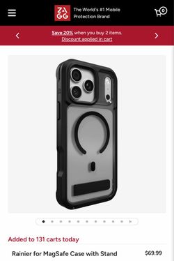ZAGG Case Smoke Black - IPhone 17 & 18 PRO MAX