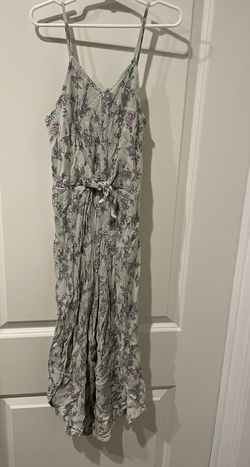Girls Floral Jumpsuit 