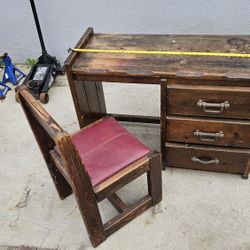 Solid Wood Kids Work Station