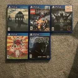Lot Of 5 PS4 Games