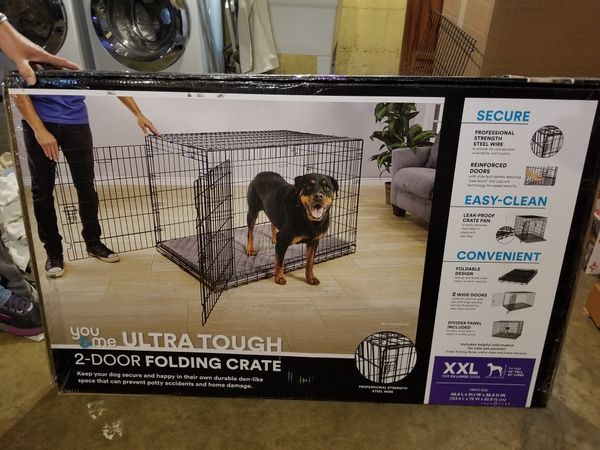 you and me folding dog crate