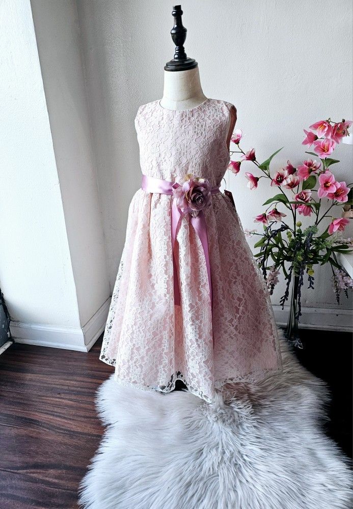 Super cute blush dress, Great for flower girl or easter...