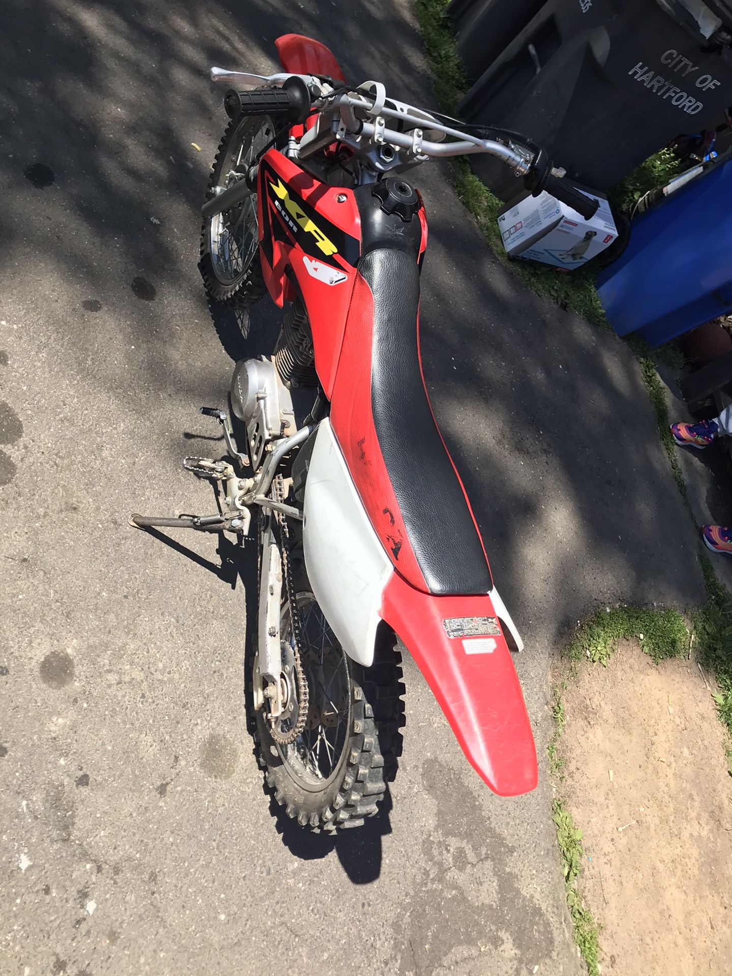 2003 Honda Xr80 runs and drive starts first kik 1800 obo or trade for bigger bike
