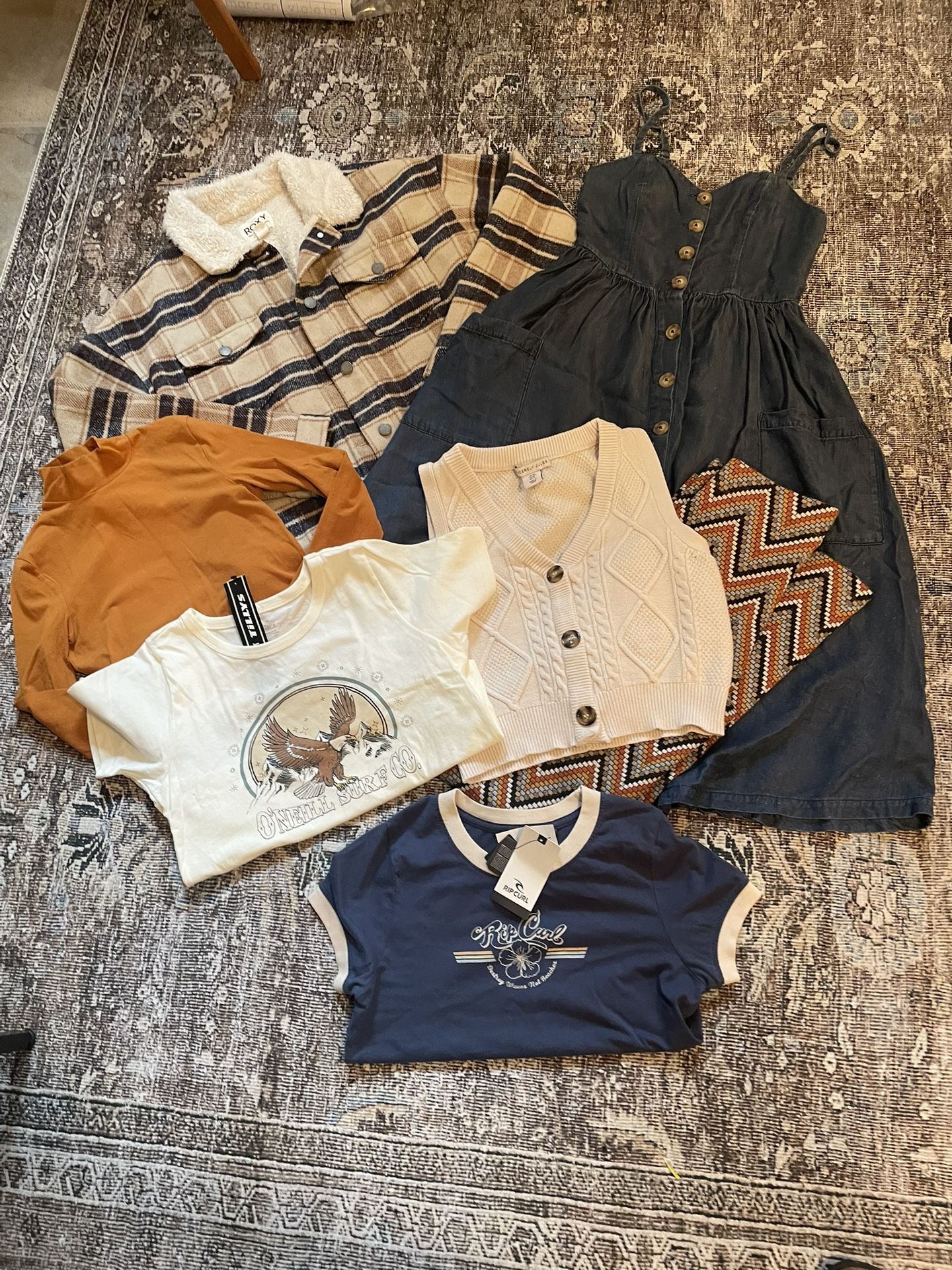 70s Roxy Billabong Urban Outfitters Rip Curl Set Bundle American Apparel Oneill Roxy Rip Curl