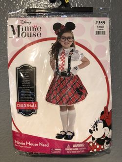 Disney Girl's Vintage Minnie Mouse Costume