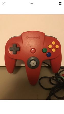 Nintendo 64 Red Controller