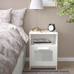 IKEA Brimnes White Nightstand Side Table