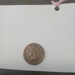 1901 Indian Head Penny Error 