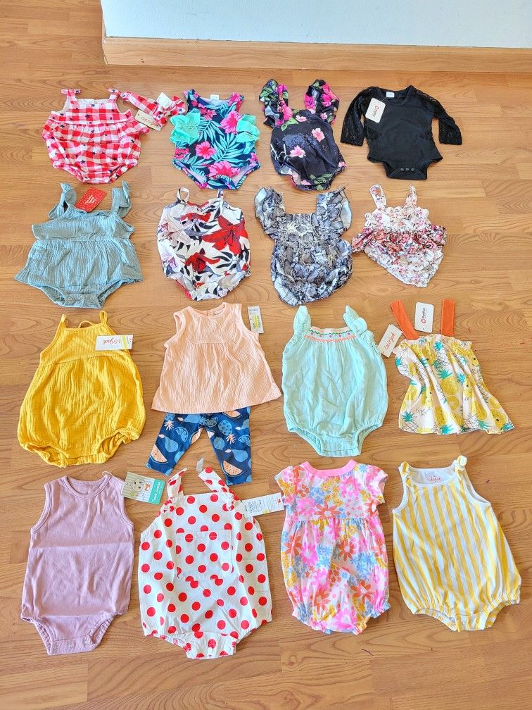 Baby Girl Summer Cloths New With Tags 
