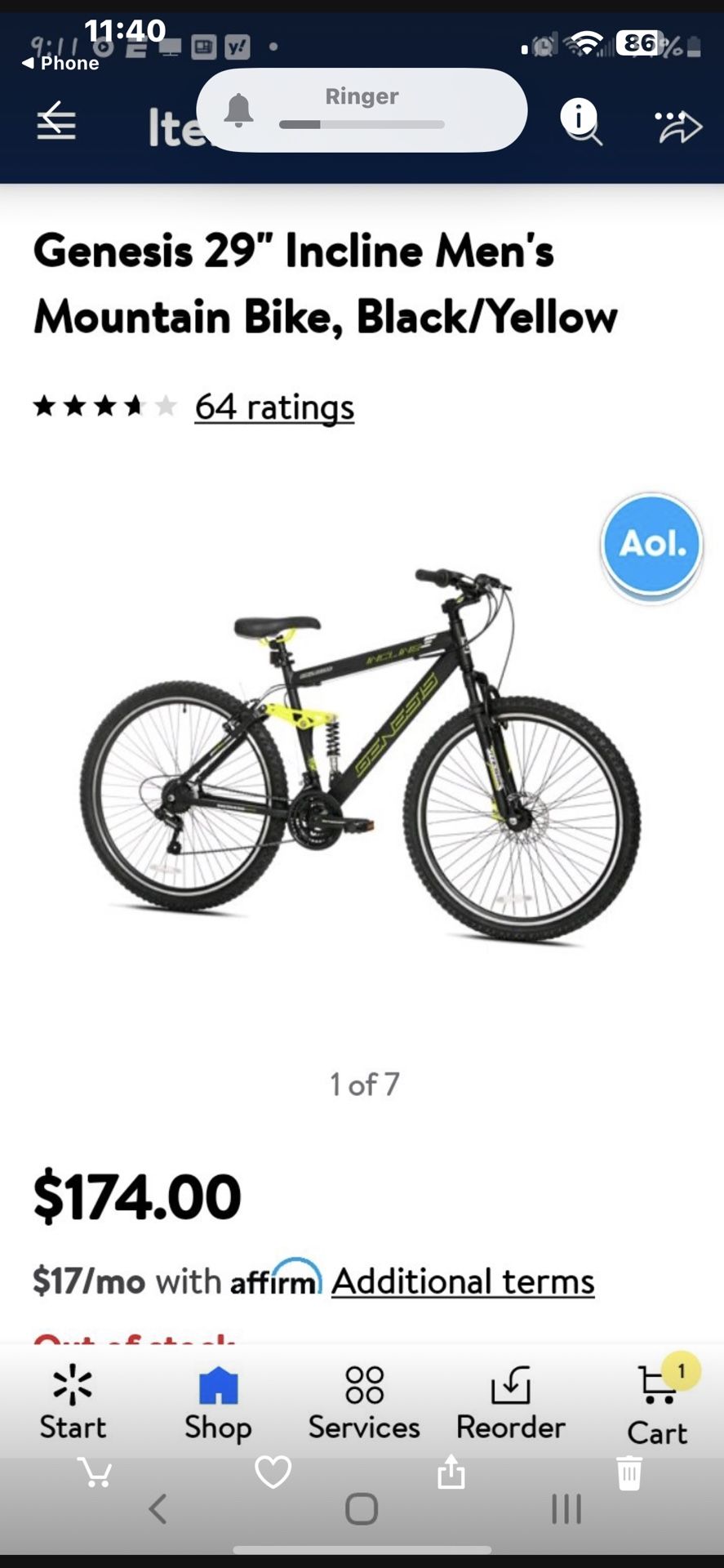 Brand New mountain Bike