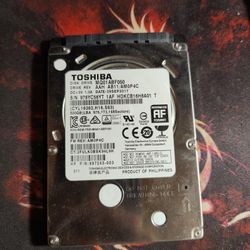 Toshiba 500gb 2.5" Hard Drive Hdd For Laptop