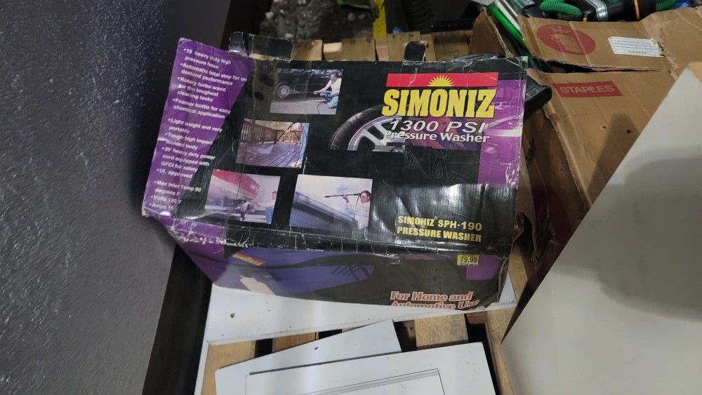 Simoniz 1300 psi pressure washer