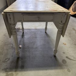 Dining or Side table with adjustable leaf sides