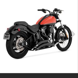 Vance And Hines Big Radius 2-2 Softail Exhaust (Part # 46396)