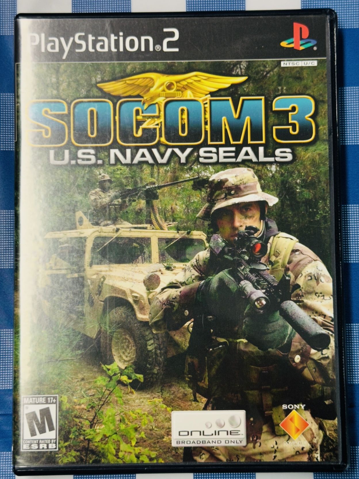 SOCOM 3: U.S. Navy SEALs (Sony PlayStation 2, 2005) With Manual Fast Shipping