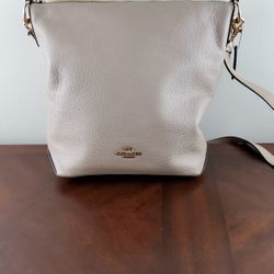 Coach Abby Duffle Pepple Shoulder Purse