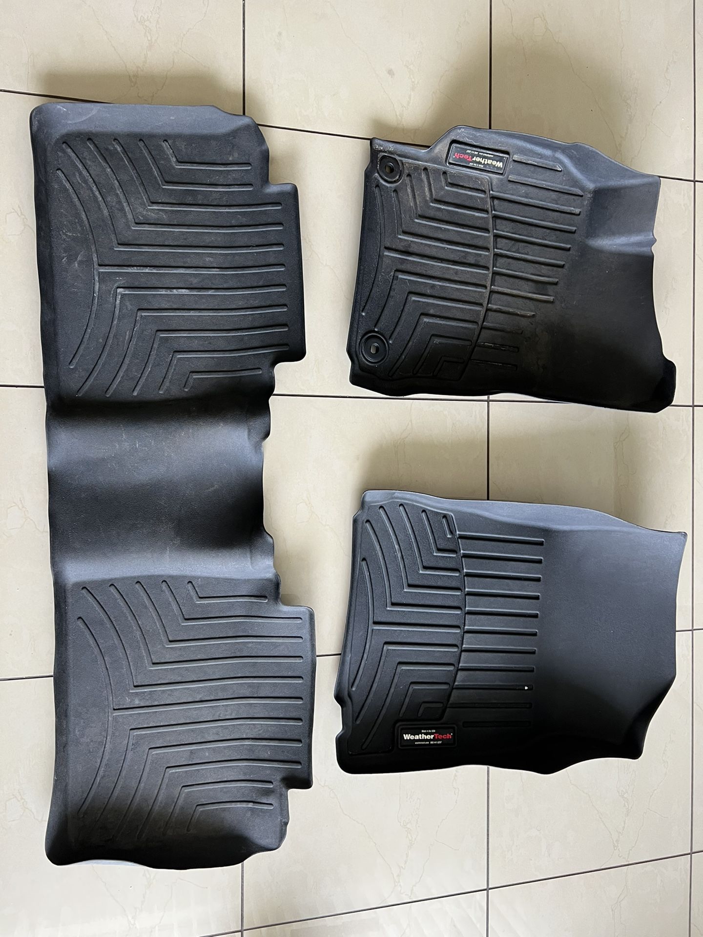 WeatherTech FloorLiner Mats for Toyota Camry - 2012-2014.5 -1st/2nd Row - Black