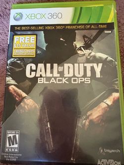 Call of duty Black ops Xbox 360
