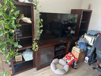 Entertainment Center Real Wood