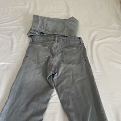 (Old Navy ) 2 Same Gray pants. (Karate Slim) Size: 12 And 13 Slim