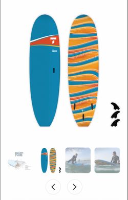 TAHE 7’ paint magnum soft top performance surfboard