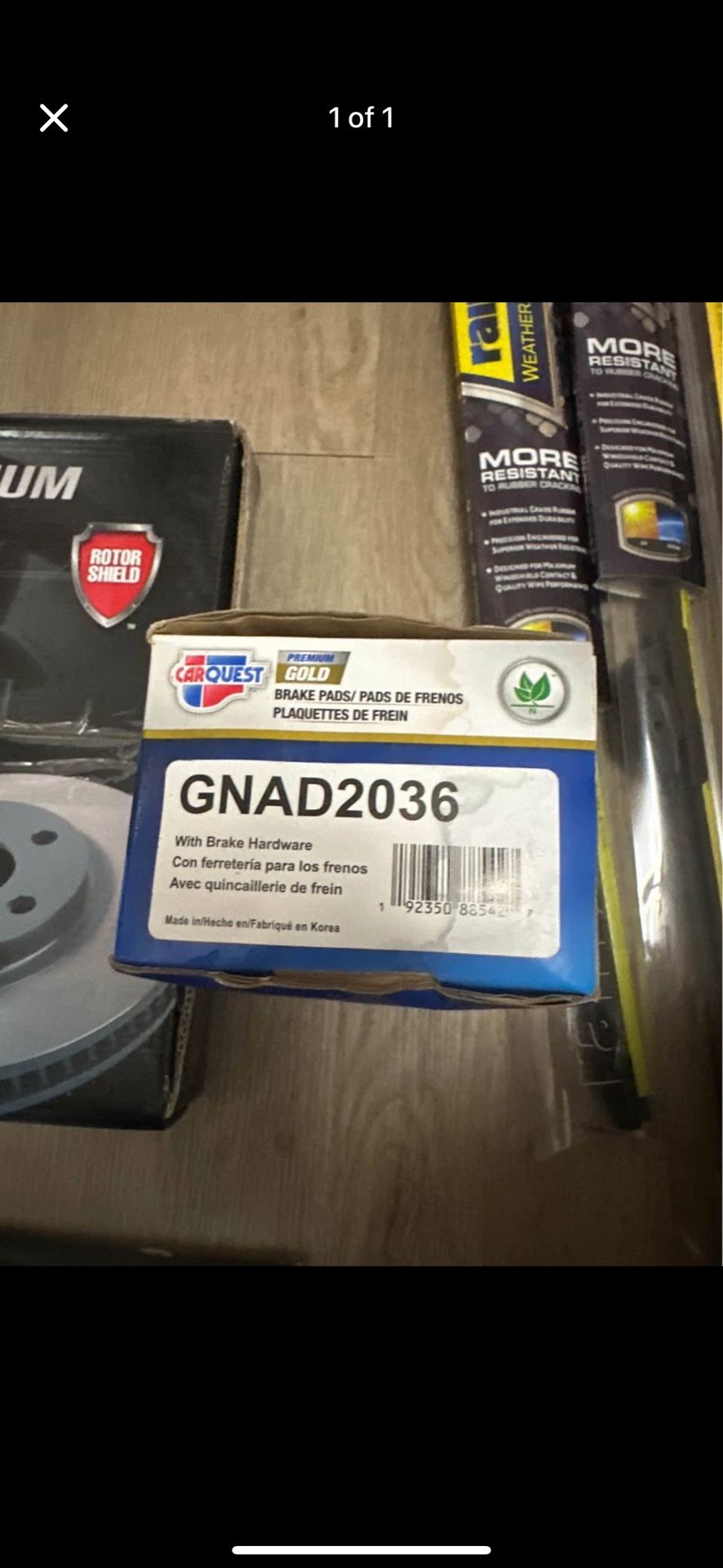 Front brake Pads Rotors windshield Wipers Plus Oil
