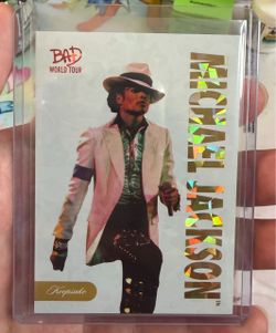Keepsake Michael Jackson BAD world tour #25 04/17