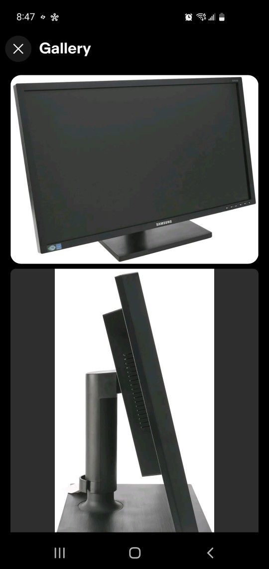 Samsung S24E450D 24-inch FHD LED LCD Monitor Used 