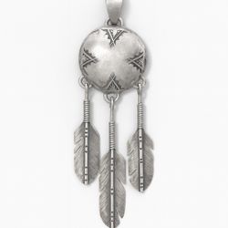 Dream Catcher Necklace Authentic 925 Silver Pendant Jewelry