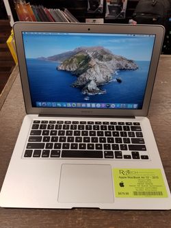2015 Apple MacBook Air i7 2.20GHz 8GB RAM 256GB SSD 13" Webcam WiFi Bluetooth macOS Catalina