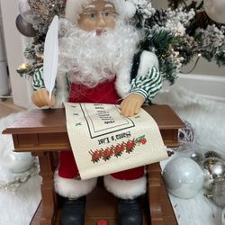 Santa Claus With A Wish List 