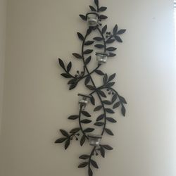 Bronze Wall Candle Sconce
