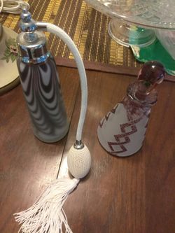 Upscale perfume bottles