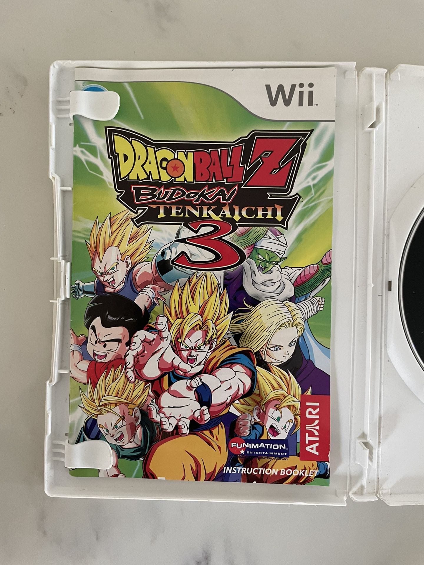 Dragon Ball Z Budokai Tenkaichi 3 Nintendo Wii GAME for Sale in