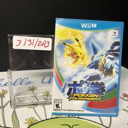 Pokken Tournament Wii U Sealed 